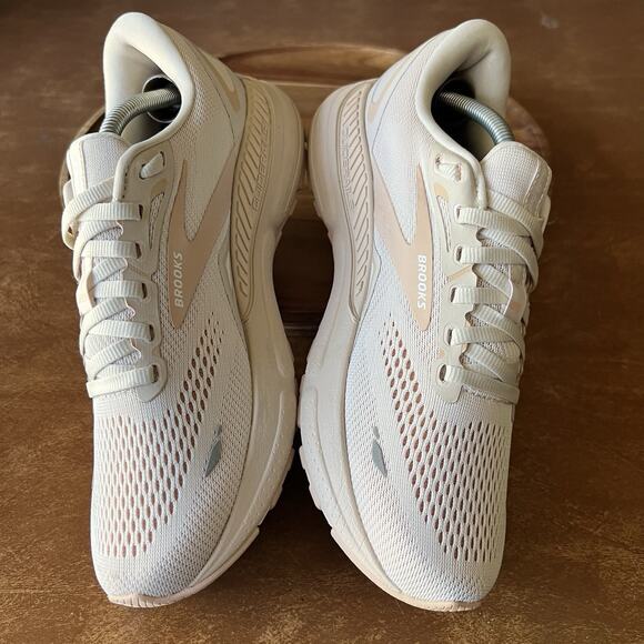 Brooks Adrenaline GTS 23 Supportive Peach Running Shoes Sneakers Women's 8.5 - Picture 13 of 16